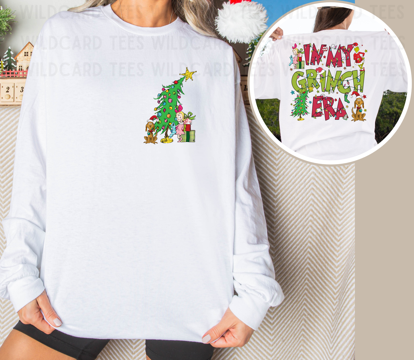 In My Grinch Era | Christmas Tree Long Sleeve Shirt | Holiday Shirt