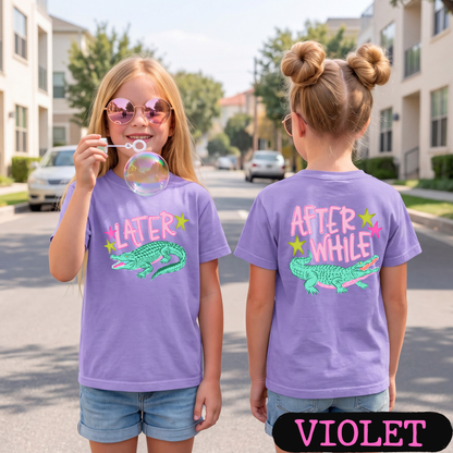 Later Gator Shirt | Funny Southern Alligator Tee | Front & Back Comfort Colors