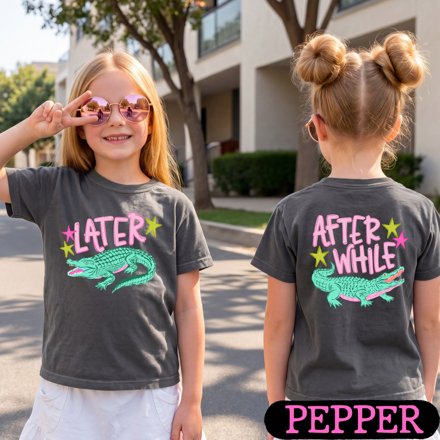 Later Gator Shirt | Funny Southern Alligator Tee | Front & Back Comfort Colors