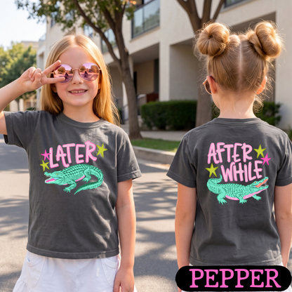 Later Gator Shirt | Funny Southern Alligator Tee | Front & Back Comfort Colors