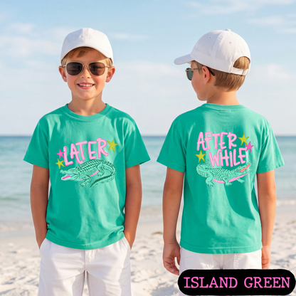 Later Gator Shirt | Funny Southern Alligator Tee | Front & Back Comfort Colors