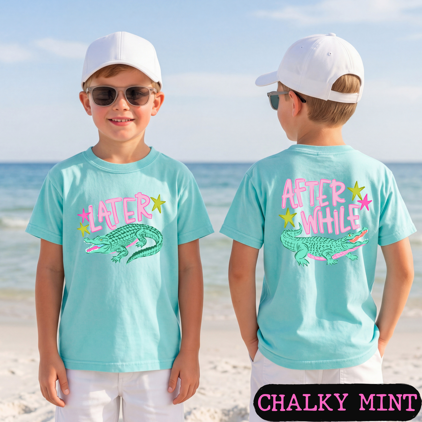 Later Gator Shirt | Funny Southern Alligator Tee | Front & Back Comfort Colors
