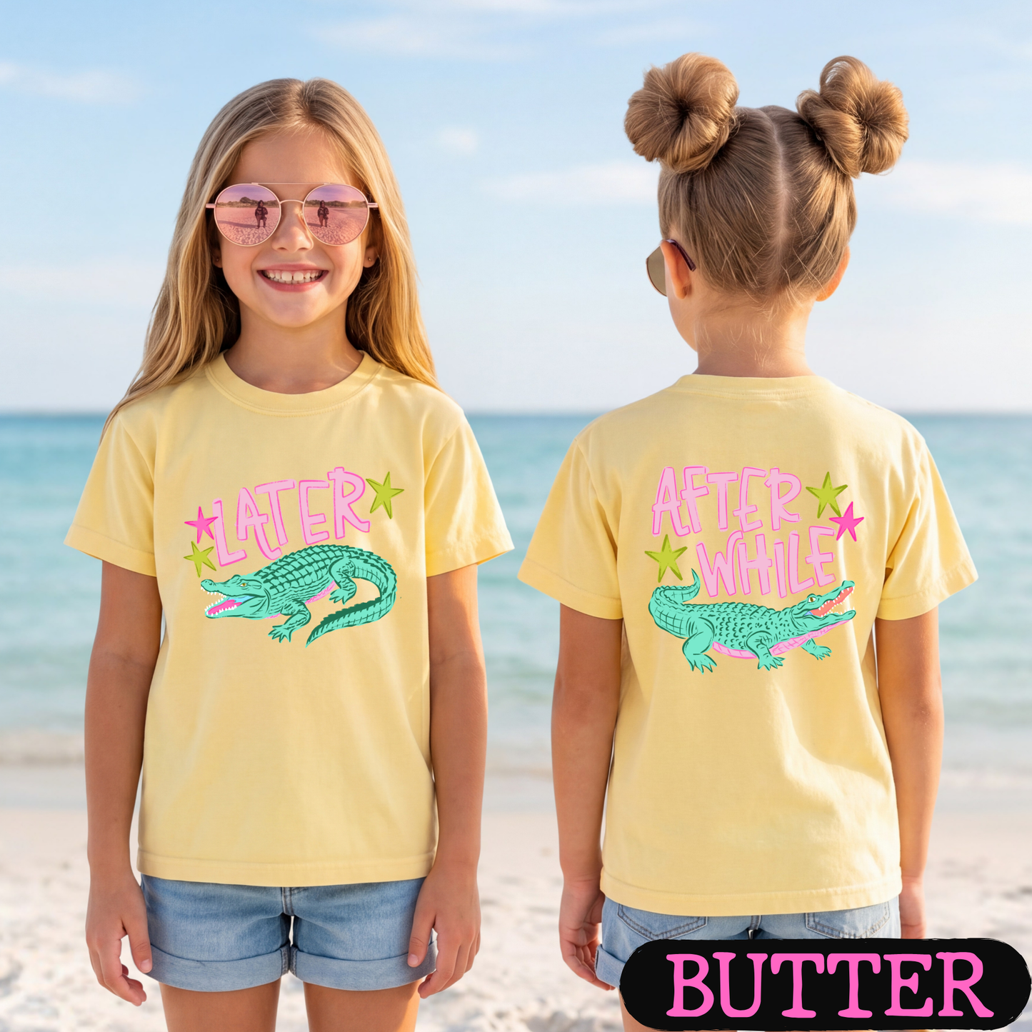 Later Gator Shirt | Funny Southern Alligator Tee | Front & Back Comfort Colors