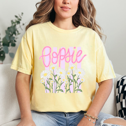 Oopsie Daisy Tee | Cute Spring Aesthetic T-Shirt | Daisy Shirt