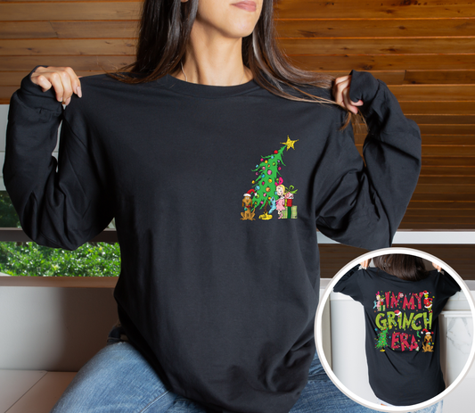 In My Grinch Era | Christmas Tree Long Sleeve Shirt | Holiday Shirt