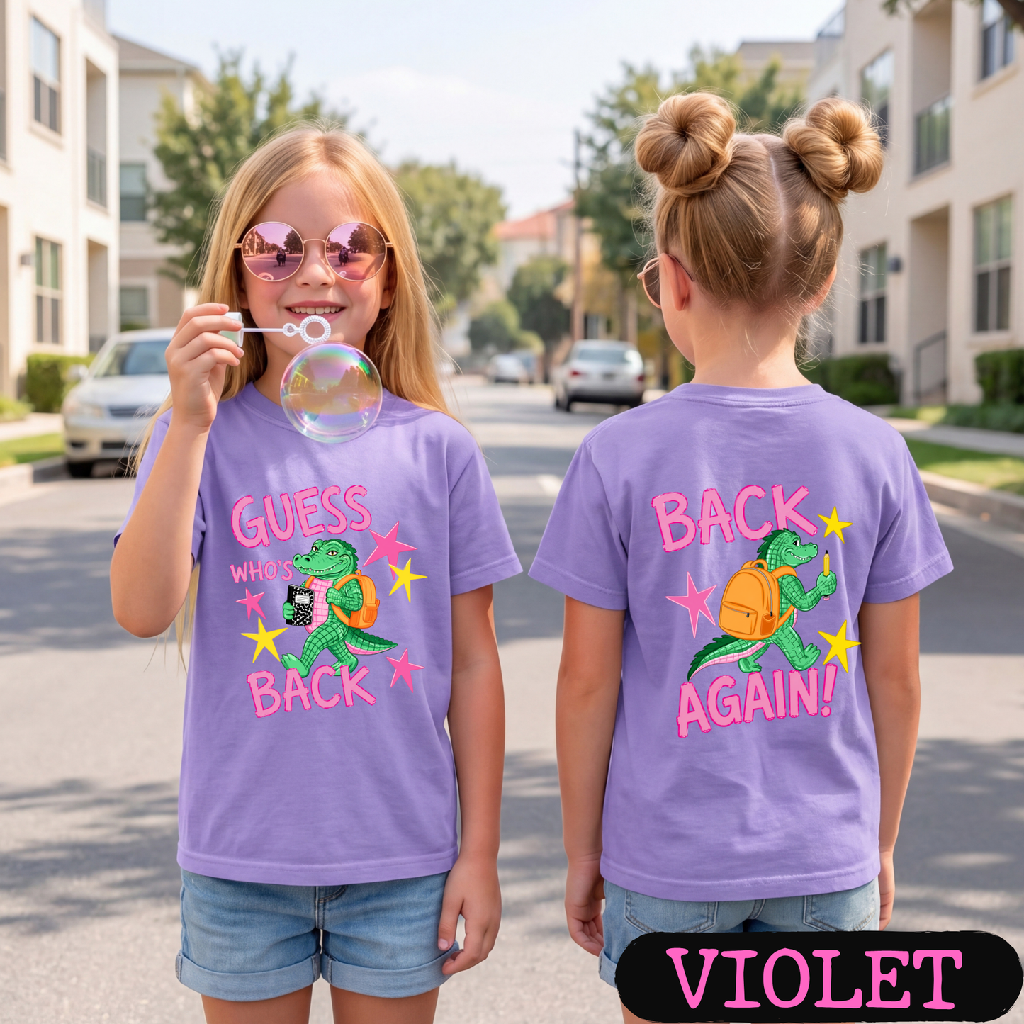 Guess Who's Back Back Again Alligator Back to School Comfort Colors Shirt | Funny Teacher & Student Graphic Tee | Back To School Shirt