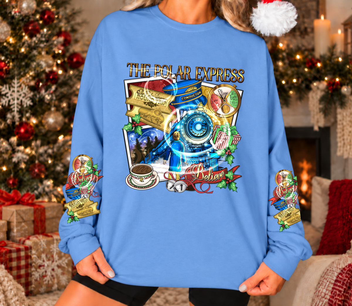 The Polar Express Christmas Shirt | Long Sleeve & Kids Sizes | Believe Holiday Tee