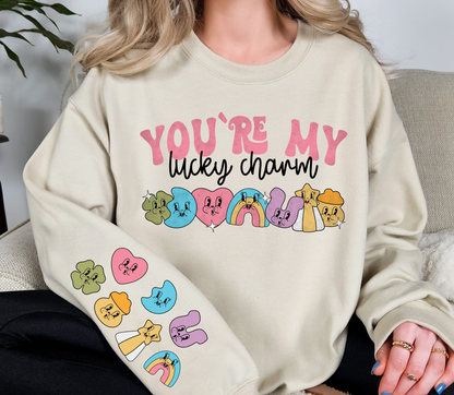 You’re My Lucky Charm Sweatshirt | Retro St. Patrick’s Day Graphic Crewneck
