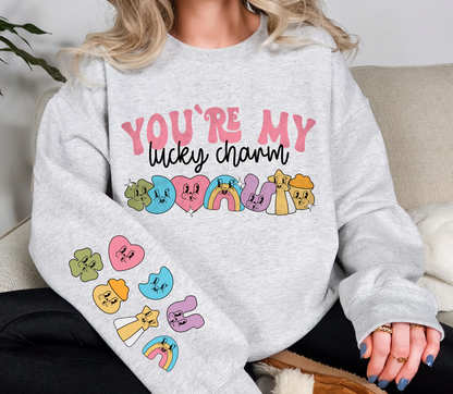 You’re My Lucky Charm Sweatshirt | Retro St. Patrick’s Day Graphic Crewneck