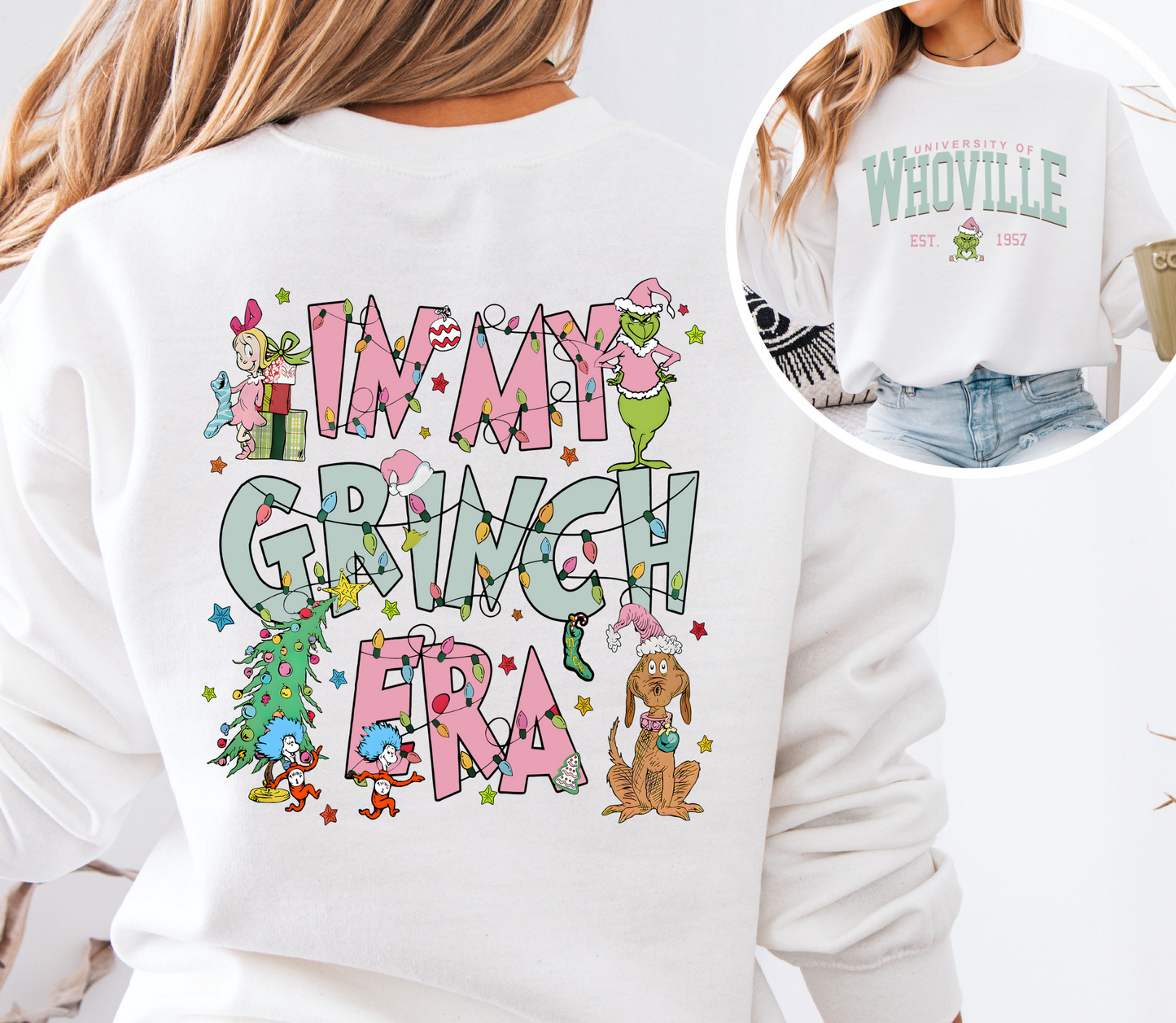 University of Whoville Sweatshirt | In My Era Christmas Shirt | Cute Christmas Crewneck