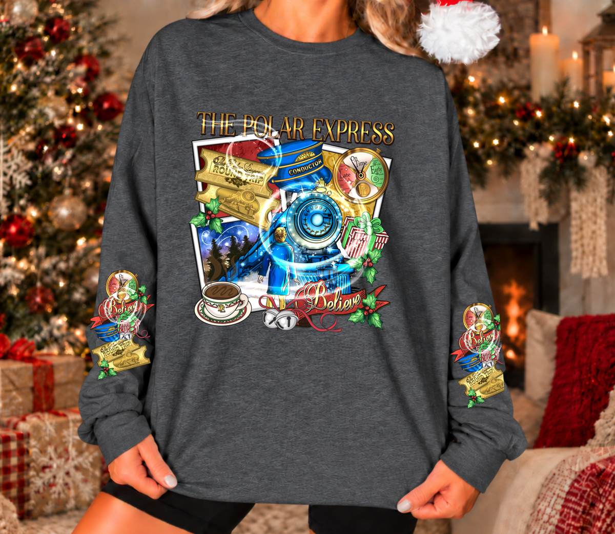 The Polar Express Christmas Shirt | Long Sleeve & Kids Sizes | Believe Holiday Tee