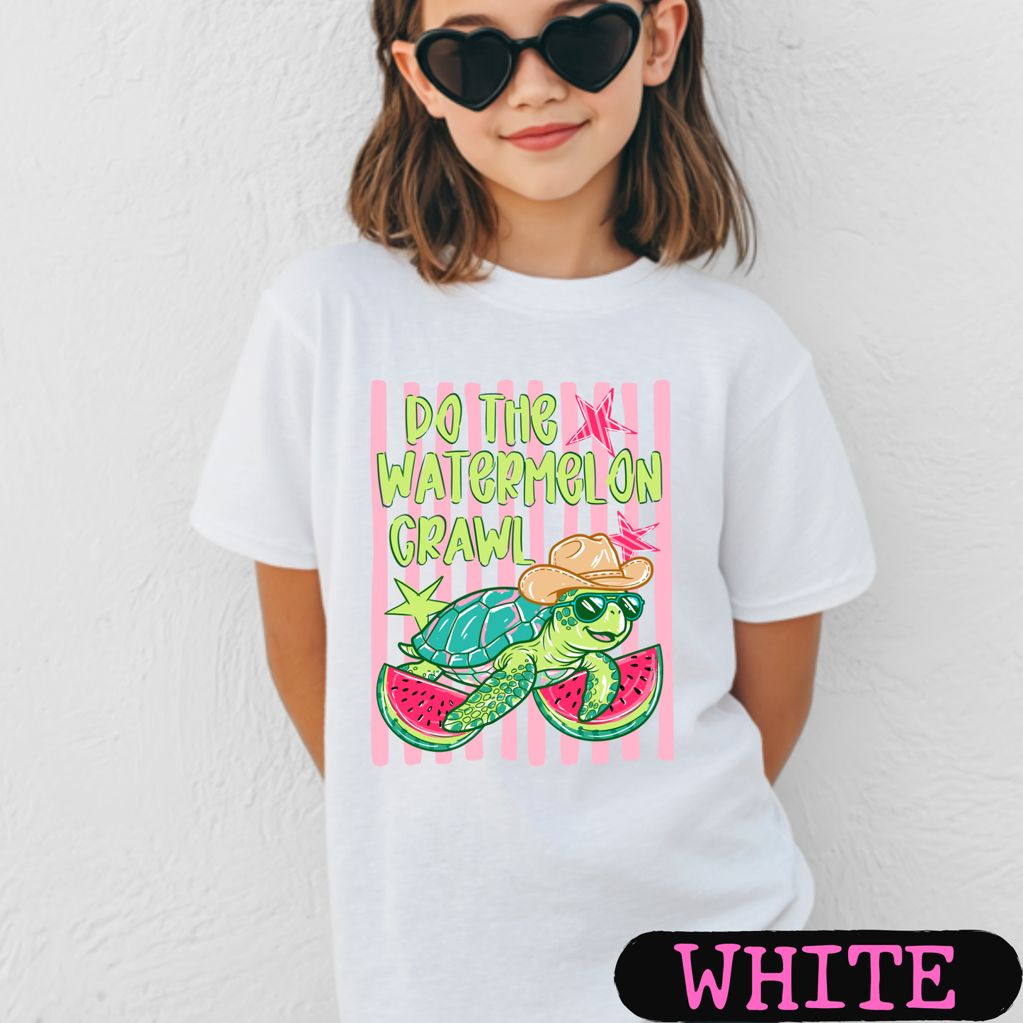 Do The Watermelon Crawl Turtle Graphic Tee | Summer Beach Shirt | Comfort Colors T-Shirt