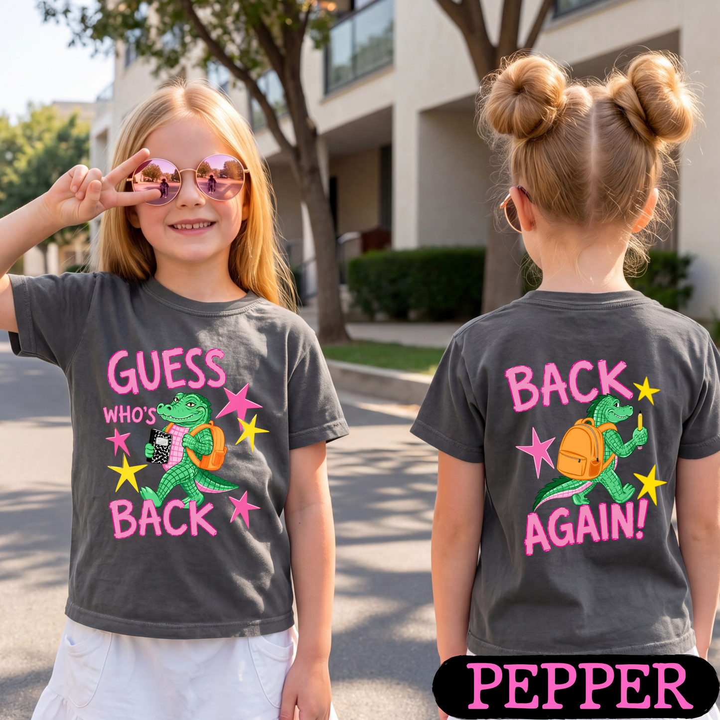 Guess Who's Back Back Again Alligator Back to School Comfort Colors Shirt | Funny Teacher & Student Graphic Tee | Back To School Shirt