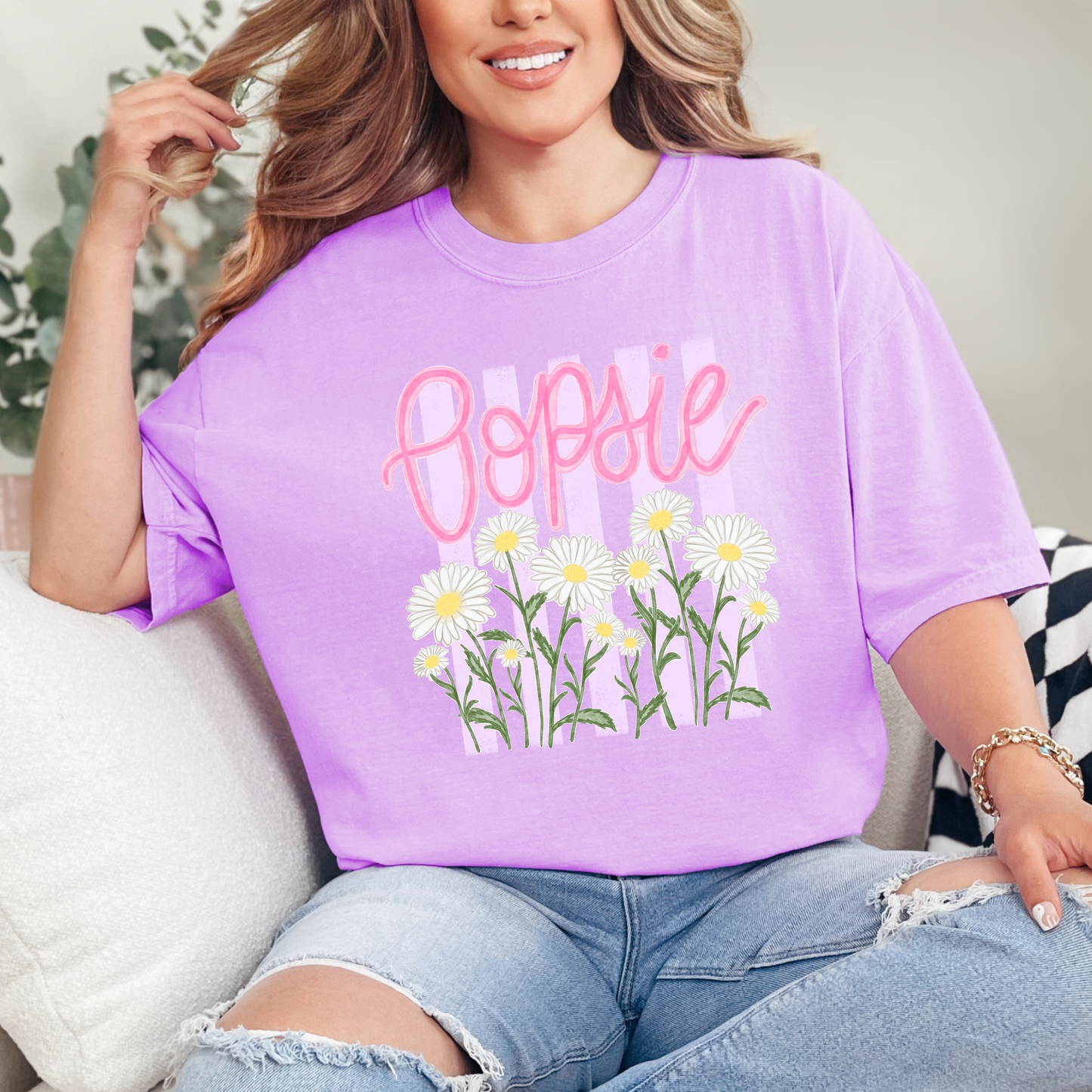 Oopsie Daisy Tee | Cute Spring Aesthetic T-Shirt | Daisy Shirt