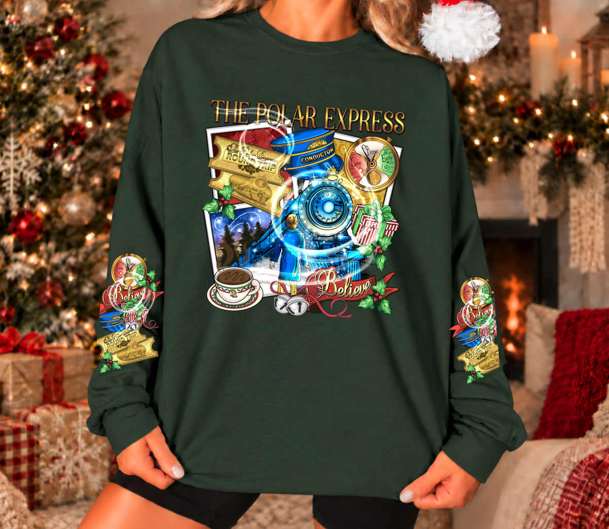 The Polar Express Christmas Shirt | Long Sleeve & Kids Sizes | Believe Holiday Tee