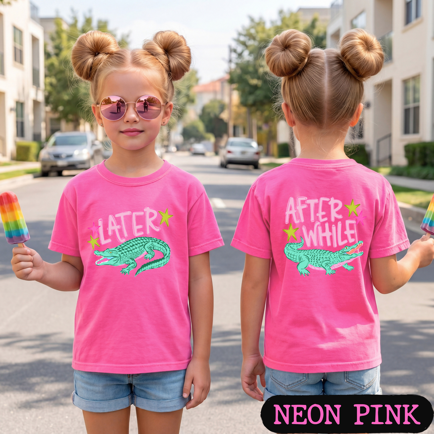 Later Gator Shirt | Funny Southern Saying Tee | Cute Alligator Graphic Shirt | After While Back Print Tee | Trendy Comfort Colors Style