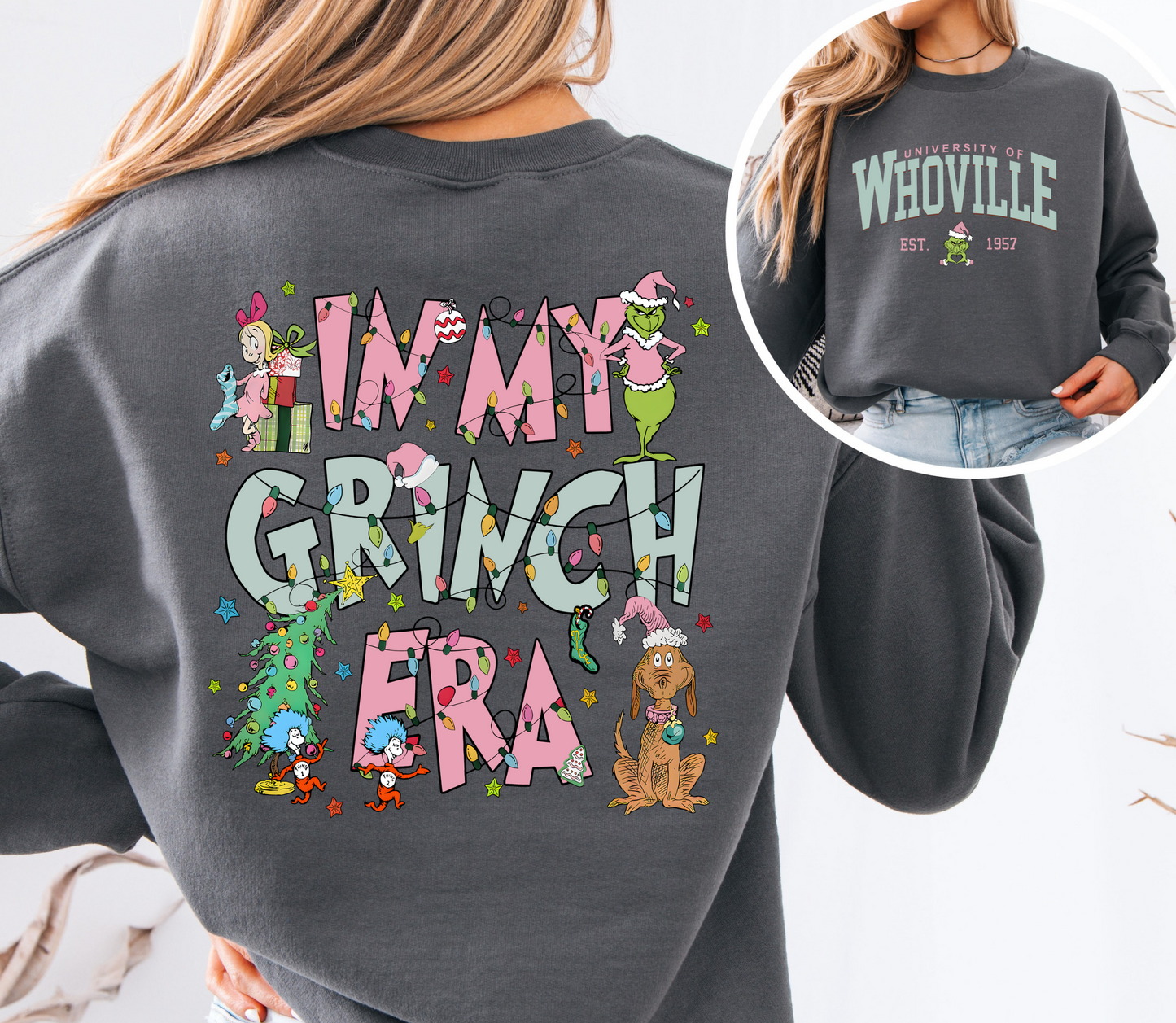 University of Whoville Sweatshirt | In My Era Christmas Shirt | Cute Christmas Crewneck