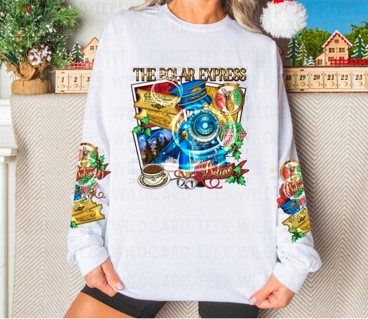 The Polar Express Christmas Shirt | Long Sleeve & Kids Sizes | Believe Holiday Tee